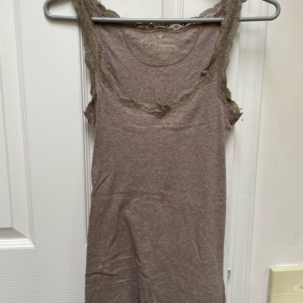 American Eagle Women’s Lace Trimmed Tank Tops